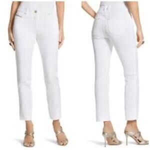 NWT! Chico’s Platinum Denim White Jeans